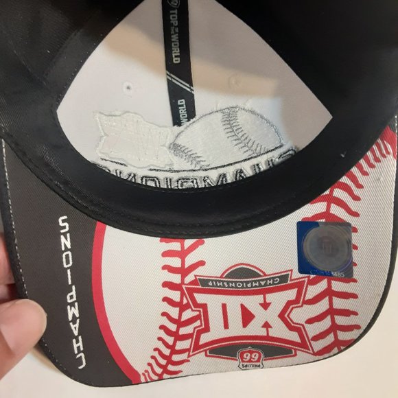 NWOT Top Of The World Offical Locker Room BIg 12 Baseball Champions OSU Hat/Cap - Picture 6 of 9